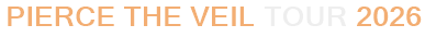 Pierce The Veil Tour 2026